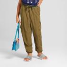 Plus Size Girls' Utility Pants - Cat & Jack Olive (green)