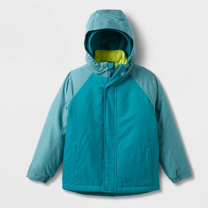 Kids' 3-in-1 Jacket - All In Motion Teal Blue