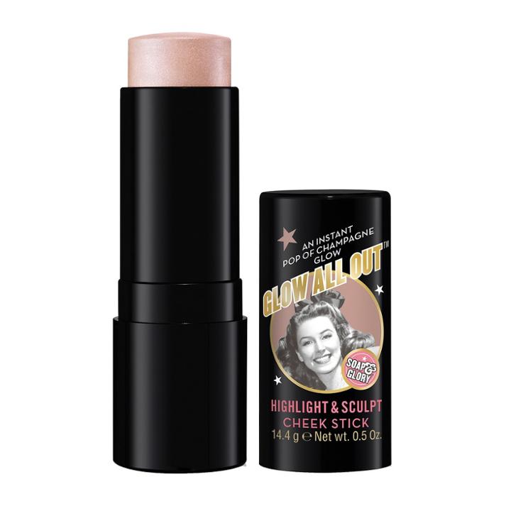 Soap & Glory Glow All Out Highlight & Sculpt Cheek Stick .5oz, Beige