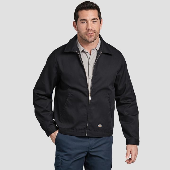Dickies Men's Long Sleeve Fashion Jackets - Black