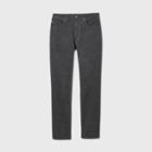 Men's Slim Fit Corduroy Five Pocket Pants - Goodfellow & Co Charcoal Gray 28x30, Grey Gray