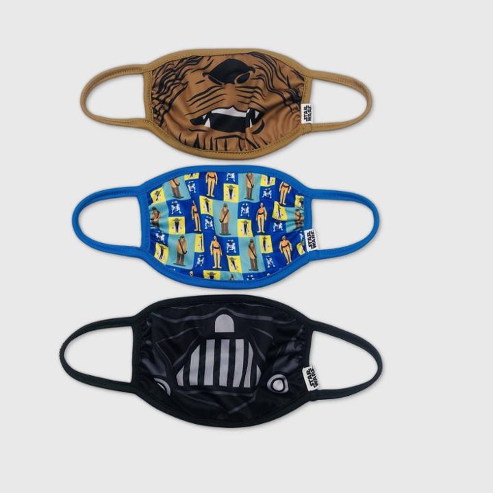 Kids' 3pk Star Wars Face