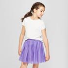 Petitegirls' Short Sleeve T-shirt - Cat & Jack White