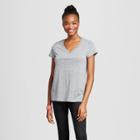 Mossimo Supply Co. Women's Short Sleeve Relaxed V-neck T-shirt Gray Xl - Mossimo