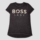 Well Worn Women's Boss Short Sleeve T-shirt - Black