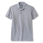 Dickies Young Men's Pique Uniform Polo Shirt - Heather Gray