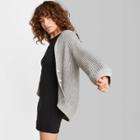 Women's Slouchy Cardigan - Wild Fable Gray