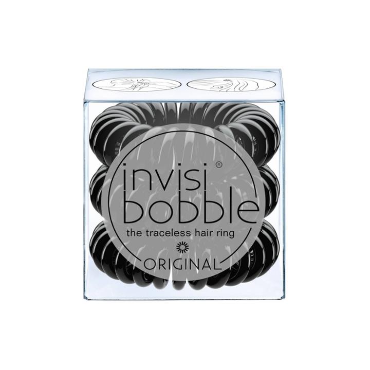 Invisibobble Original True Black Hair Elastic, Adult Unisex, Black Clear Gold