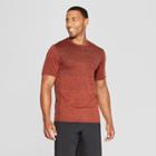 Men's Short Sleeve Jacquard Training T-shirt - C9 Champion Red Clay Heather
