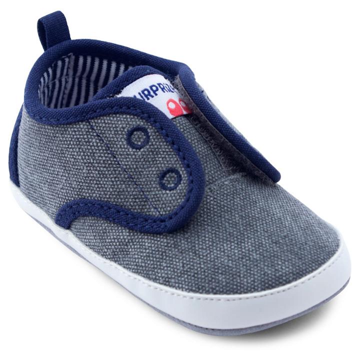 Baby Boys' Surprize By Stride Rite Ken Sneaker Soft Sole Shoes - Gray