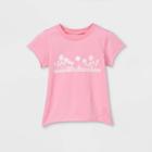 Grayson Mini Toddler Girls' Palms Short Sleeve T-shirt - Pink
