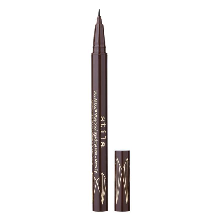 Stila Stay All Day Waterproof Liquid Micro Tip Eyeliner - Dark Brown - 0.01 Fl Oz - Ulta Beauty