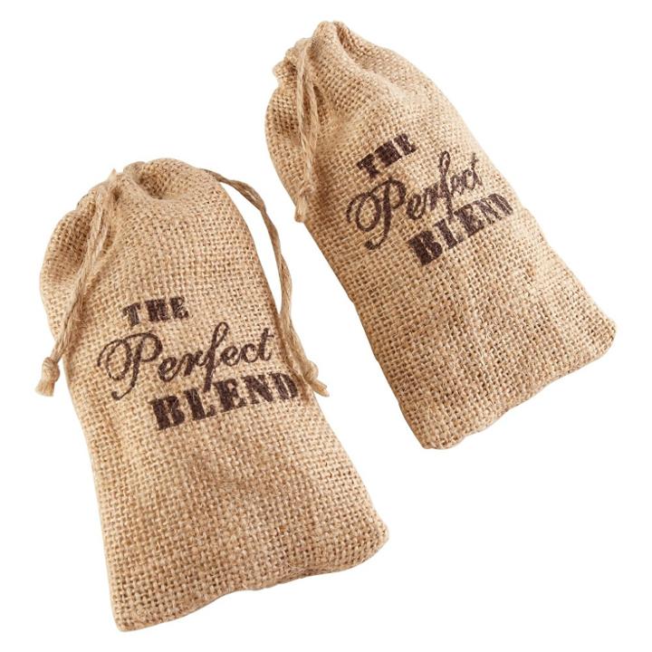 Kate Aspen 12ct The Perfect Blend Burlap Bag, Brown