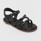 Toddler Girls' Kari Ankle Strap Sandals - Cat & Jack Black