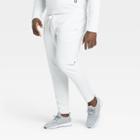 Men's Textured Fleece Premium Pants - All In Motion True White S, Men's,
