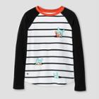 Girls' Toca Boca Long Sleeve Raglan T-shirt - Black