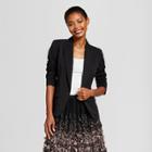 Target Women's Bi-stretch Twill Blazer - A New Day Black