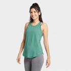 Women's Racerback Essential Tank Top - All In Motion Turquoise