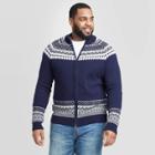 Men's Big & Tall Fairisle Holiday Sweater - Goodfellow & Co Navy