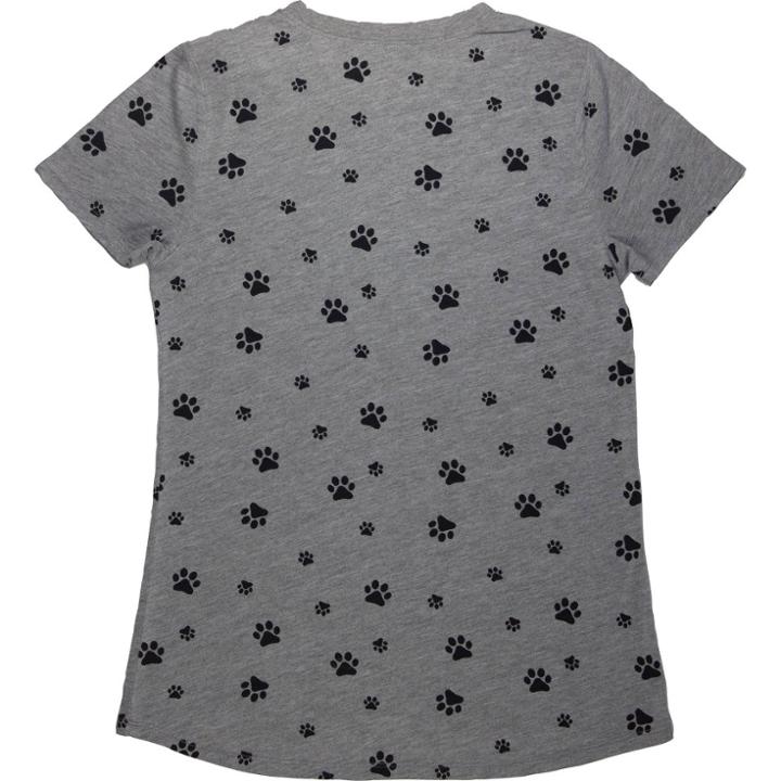 Women's Animal Print Short Sleeve T-shirt - Modern Lux (juniors') - Gray