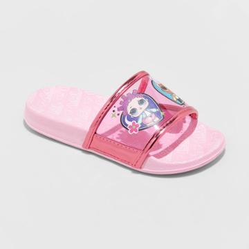 L.o.l. Surprise! Girls' L.o.l Surprise! Slide Sandals - Pink S, Toddler Girl's,