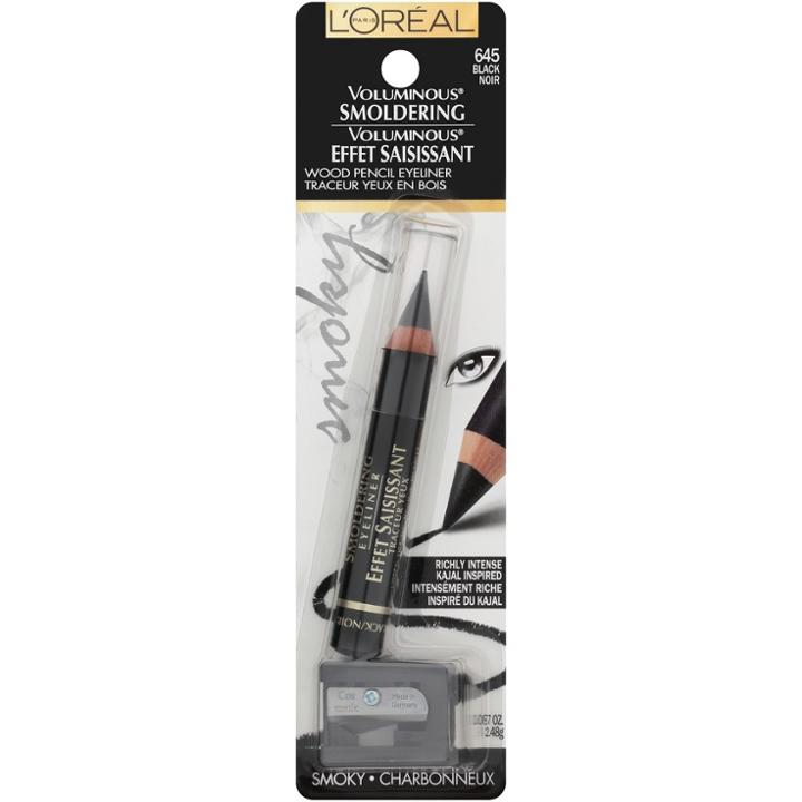 L'oreal Paris Voluminous Smoldering Eyeliner 645 Black .087oz