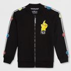 Girls' Pokemon Pikachu Track Jacket - Black