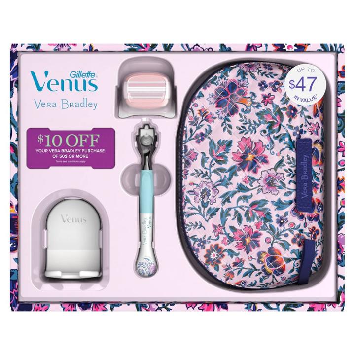 Venus + Vera Bradley Comfortglide Sugarberry Razor Holiday Gift