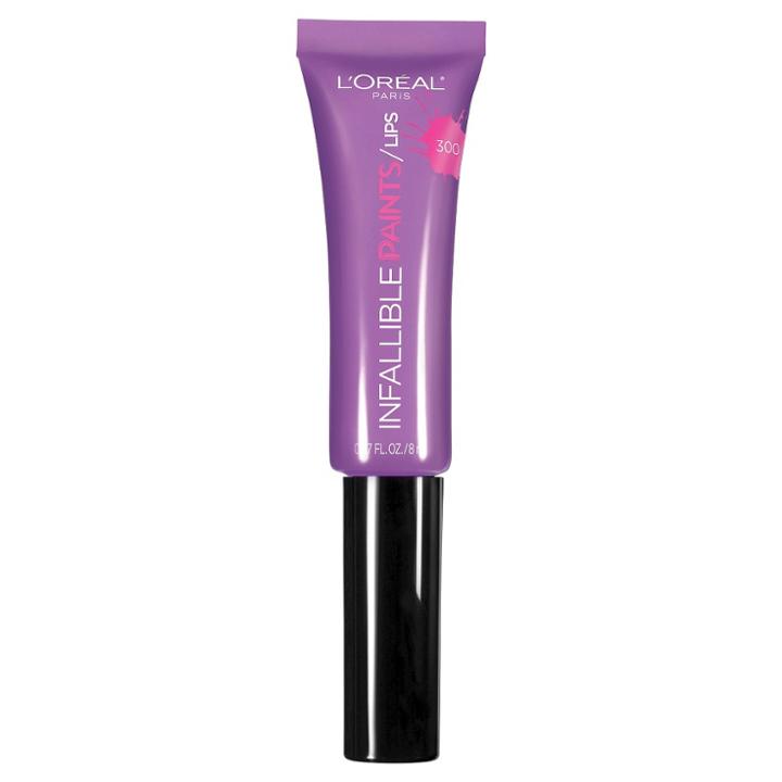 L'oreal Paris Infallible Lip Paints 300 Lilac Lust .27 Fl Oz,