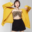 Women's Paper Bag Pull-on Waist Shorts - Wild Fable Energetic Aqua