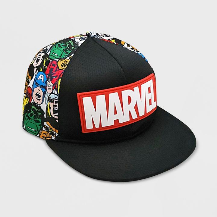 Captain America Boys' Spider-man Flat Brim Hat - Black
