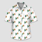 Mad Engine Men's Ireland Flag Short Sleeve Graphic T-shirt - Heather Green