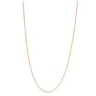 Tiara Rose Gold Over Silver 16 - 22 Adjustable Beaded Chain, Women's, Pink