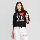 Modern Lux Women's Love One Another Sweatshirt (juniors') - Black