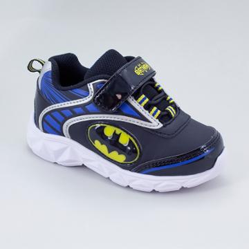 Toddler Boys' Warner Brothers Batman Light Up Sneakers - Black