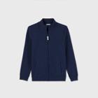 Boys' Full Zip Cozy Sweatshirt - Cat & Jack Navy