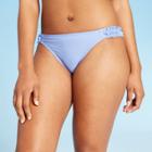 Women's Ruffle Side Hipster Bikini Bottom - Shade & Shore Lavender Xs, Women's, Purple