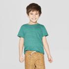 Toddler Boys' Short Sleeve Texture Pocket T-shirt - Cat & Jack Green