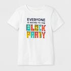 Toddler Boys' Short Sleeve Block Party Graphic T-shirt - Cat & Jack Cream