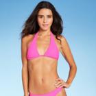 Juniors' Multiway Tall Triangle Bikini Top - Xhilaration Pink