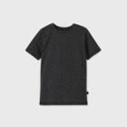 Boys' Short Sleeve Happy Face All Over Print Graphic T-shirt - Art Class Black