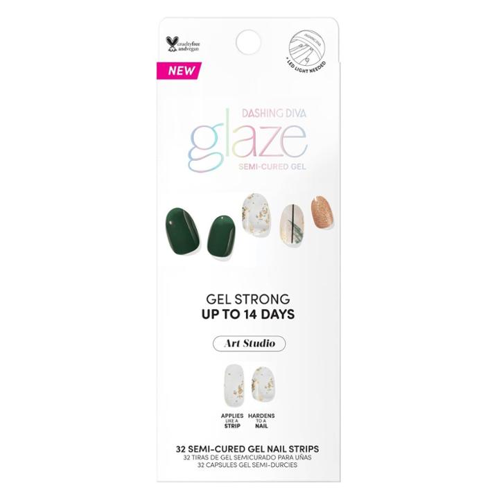 Dashing Diva Glaze Design Nail Art - Abstract Ivy