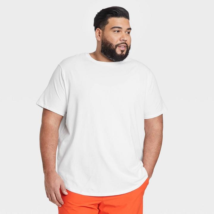 Men's Big & Tall Supima Cotton T-shirt - All In Motion White