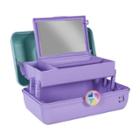 Retro Caboodles On The Go Girl Case Seafoam Lid And