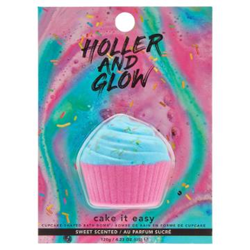 Holler And Glow Cake It Easy Cupcake Shaped Bath Bomb