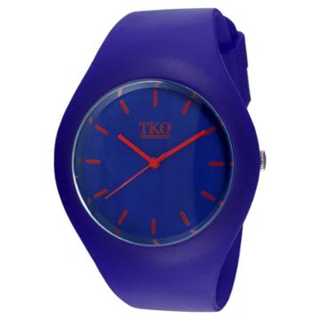 Tko Orlogi Women's Tko Candy Ii Rubber Strap Watch - Blue