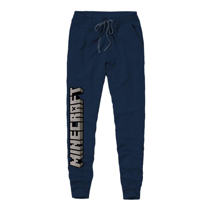 Boys' Minecraft Jogger Pants - Navy Blue