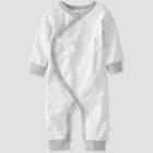 Baby Organic Cotton Striped Sleep N' Play - Little Planet By Carter's Gray