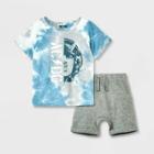 Toddler Boys' Perryscope Tie-dye Top And Bottom