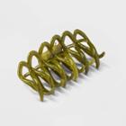 Large Claw Hair Clip - A New Day Green